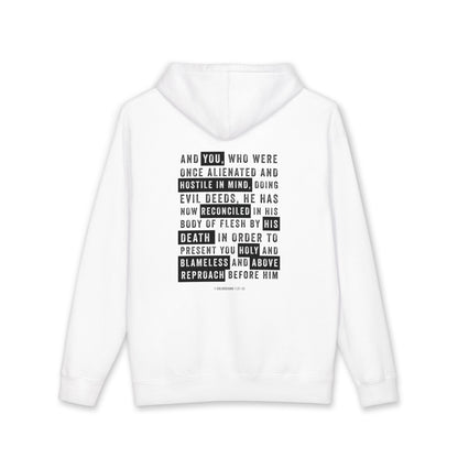 Wear Your Faith Hoodie | Colossians 1:21-22
