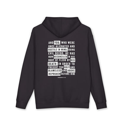 Wear Your Faith Hoodie | Colossians 1:21-22